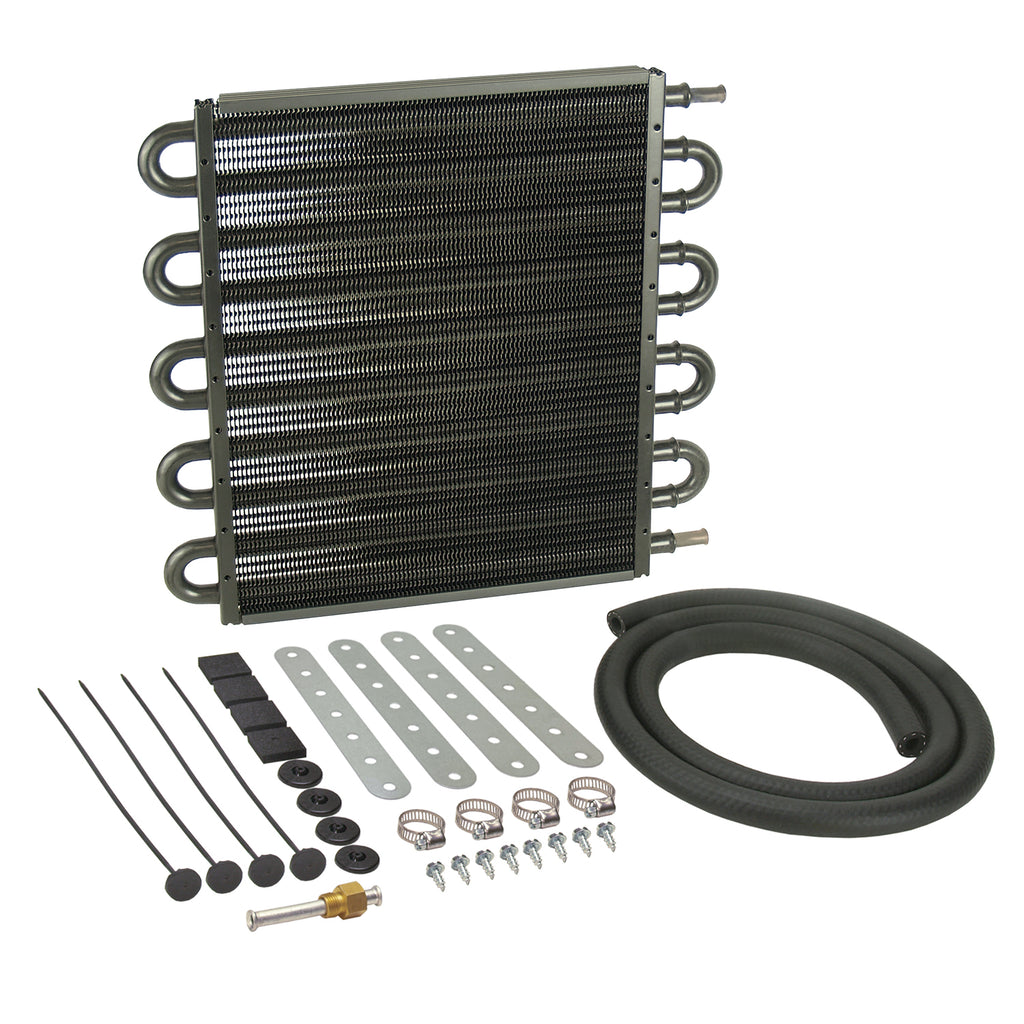 Derale 13108 10 Pass 13" Series 7000 Copper/Aluminum Transmission Cooler Kit, Full Size for Select Saturn Relay