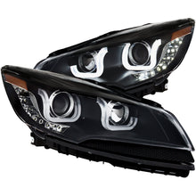 Load image into Gallery viewer, 1315-Escapep-Rojector-Headlights-WUbar-Black-Clear-DriverPassenger