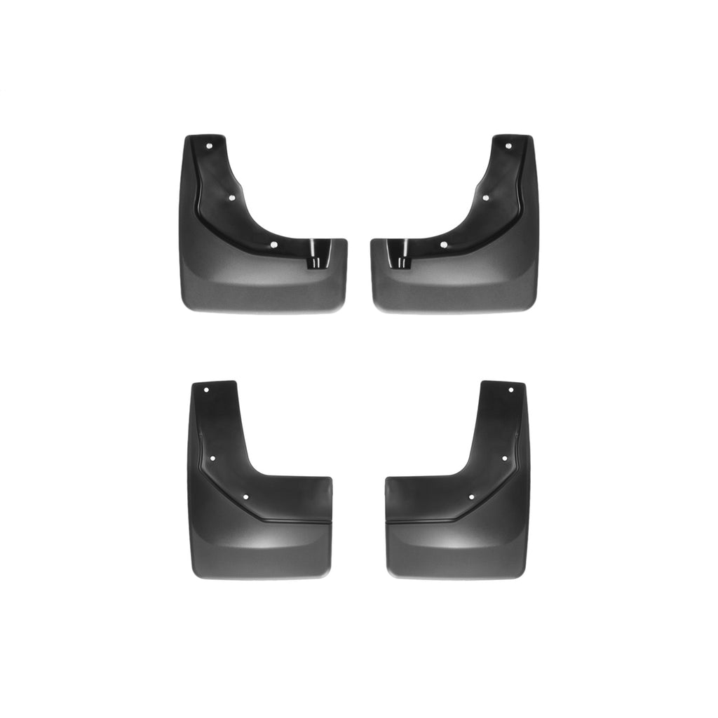 1316-Escape-Black-No-Drill-Mudflaps-Front--Rear-Set