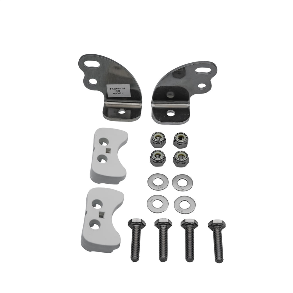 Rigid Industries 131625 RIGID RDS-SR Series Hardware Kit Including Brakets and Bushings; White ; Single
