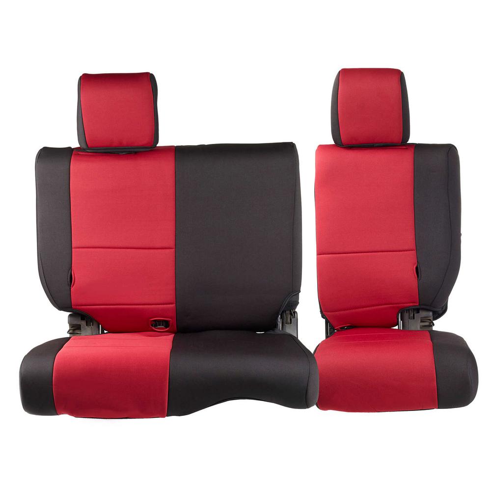 1318-Jeep-Wrangler-Jk-4-Dr-Neoprene-FrontRear-Seat-Cover-Set;-BlackRed