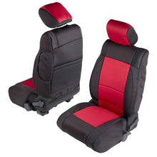 Load image into Gallery viewer, 1318-Jeep-Wrangler-Jk-4-Dr-Neoprene-FrontRear-Seat-Cover-Set;-BlackRed