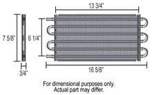 Load image into Gallery viewer, Derale 13203 6 Pass 17" Series 7000 Copper/Aluminum Transmission Cooler Kit, Intermediate