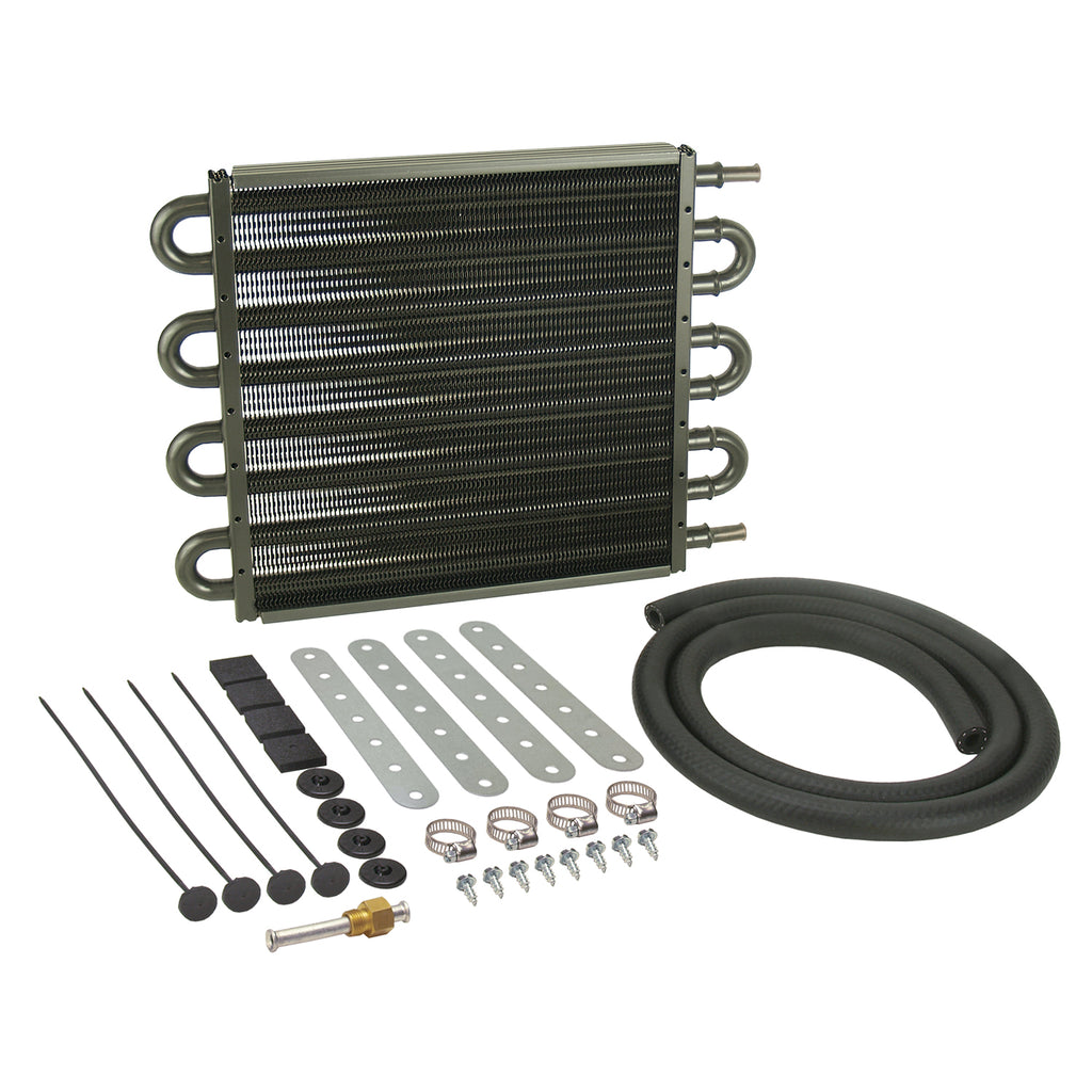 Derale 13207 8 Pass 13" Series 7000 Copper/Aluminum Transmission Cooler Kit, Intermediate