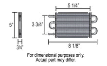 Load image into Gallery viewer, Derale 13212 4 Pass 8" Series 7000 Copper/Aluminum Power Steering Kit