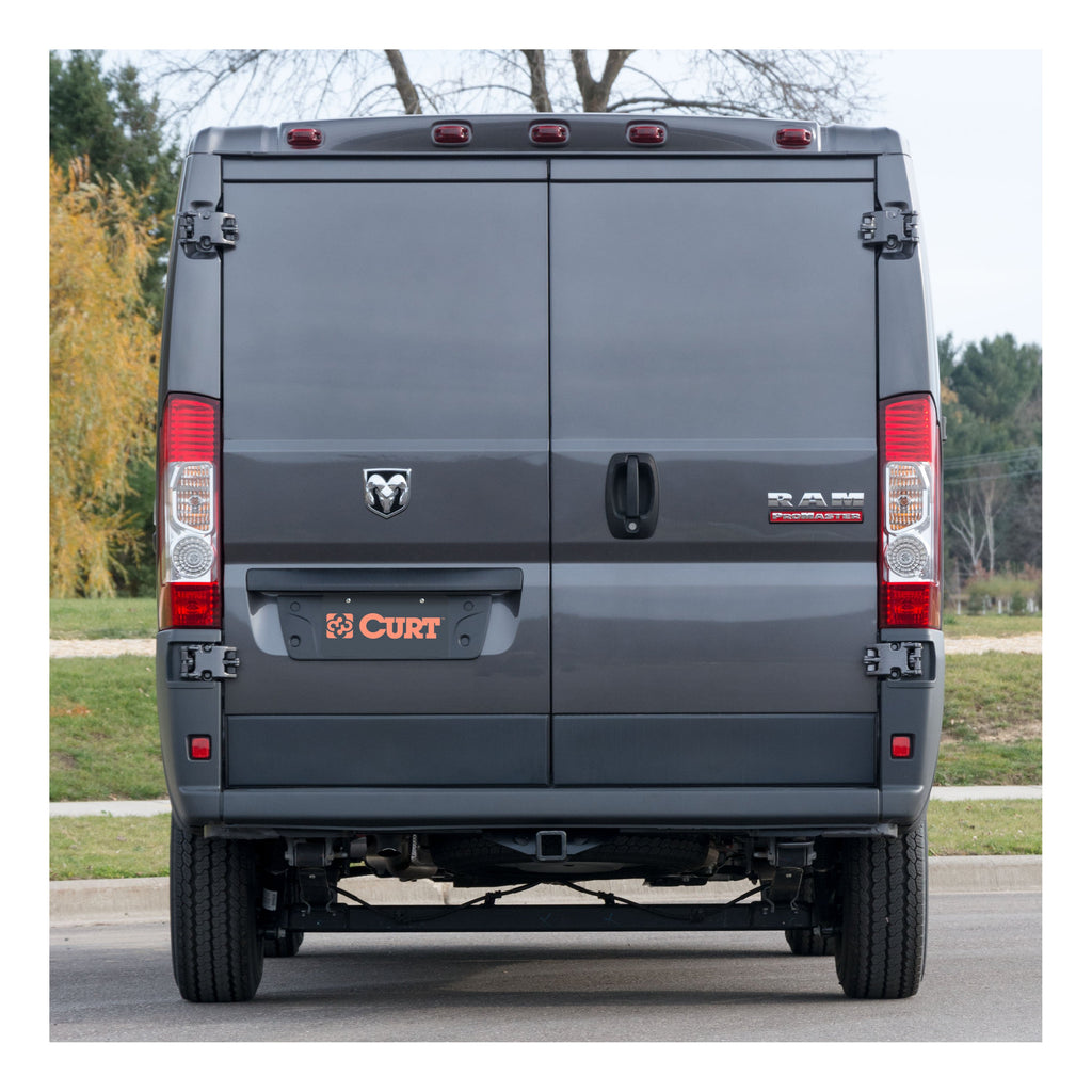 CURT 13295 Class 3 Hitch, 2", Select Ram ProMaster 1500, 2500, 3500 (5,000 lbs. GTW)