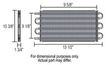 Load image into Gallery viewer, Derale 13300 16 Pass 16" Tube &amp; Fin Electra-Cool Replacement Cooler, -6AN