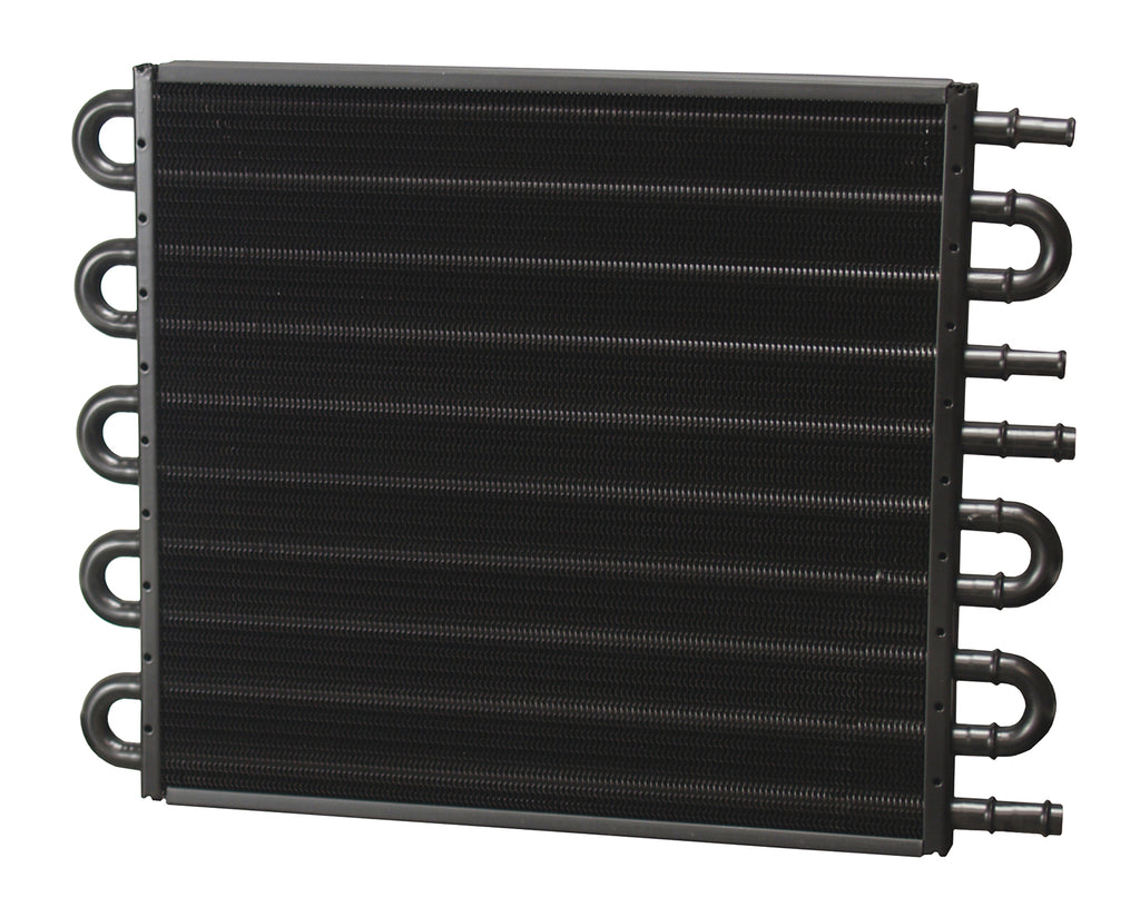 Derale 13302 4 & 6 Pass Dual Circuit Tube&Fin Cooler, 11/32" & 1/2" Barb