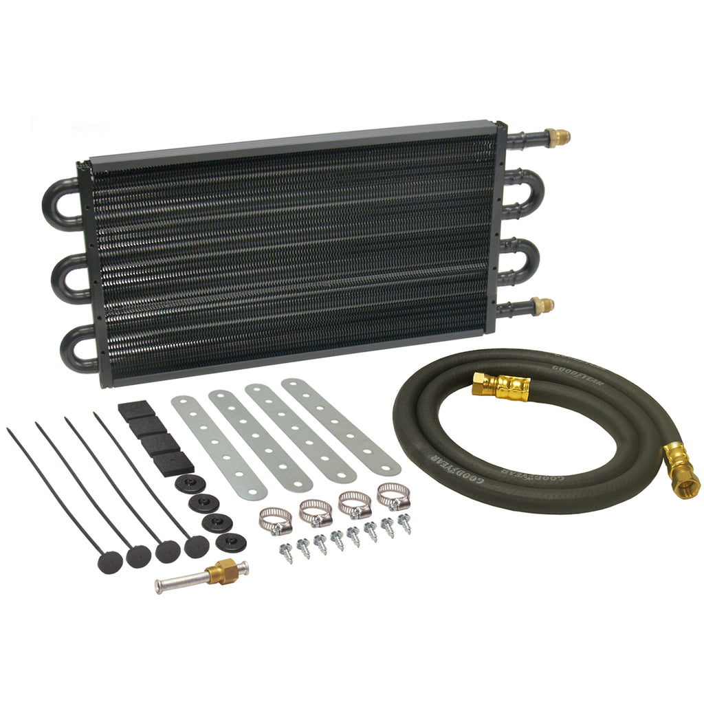 Derale 13303 6 Pass 18" Series 7000 Copper/Aluminum Tube&Fin Transmission Cooler Kit, -6AN