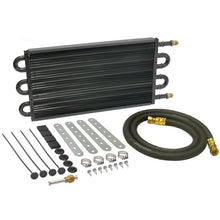 Load image into Gallery viewer, Derale 13303 6 Pass 18" Series 7000 Copper/Aluminum Tube&amp;Fin Transmission Cooler Kit, -6AN