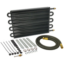 Load image into Gallery viewer, Derale 13304 8 Pass 18" Series 7000 Copper/Aluminum Tube&amp;Fin Transmission Cooler Kit, -6AN