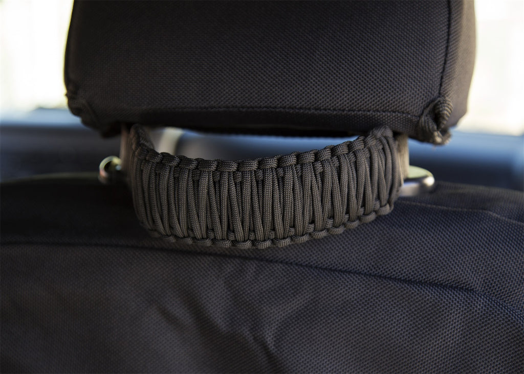 Rugged Ridge 13305.82 Paracord A-Pillar/Seat Mount Grab Handle for Select Jeep Wrangler, Jeep Wrangler JK