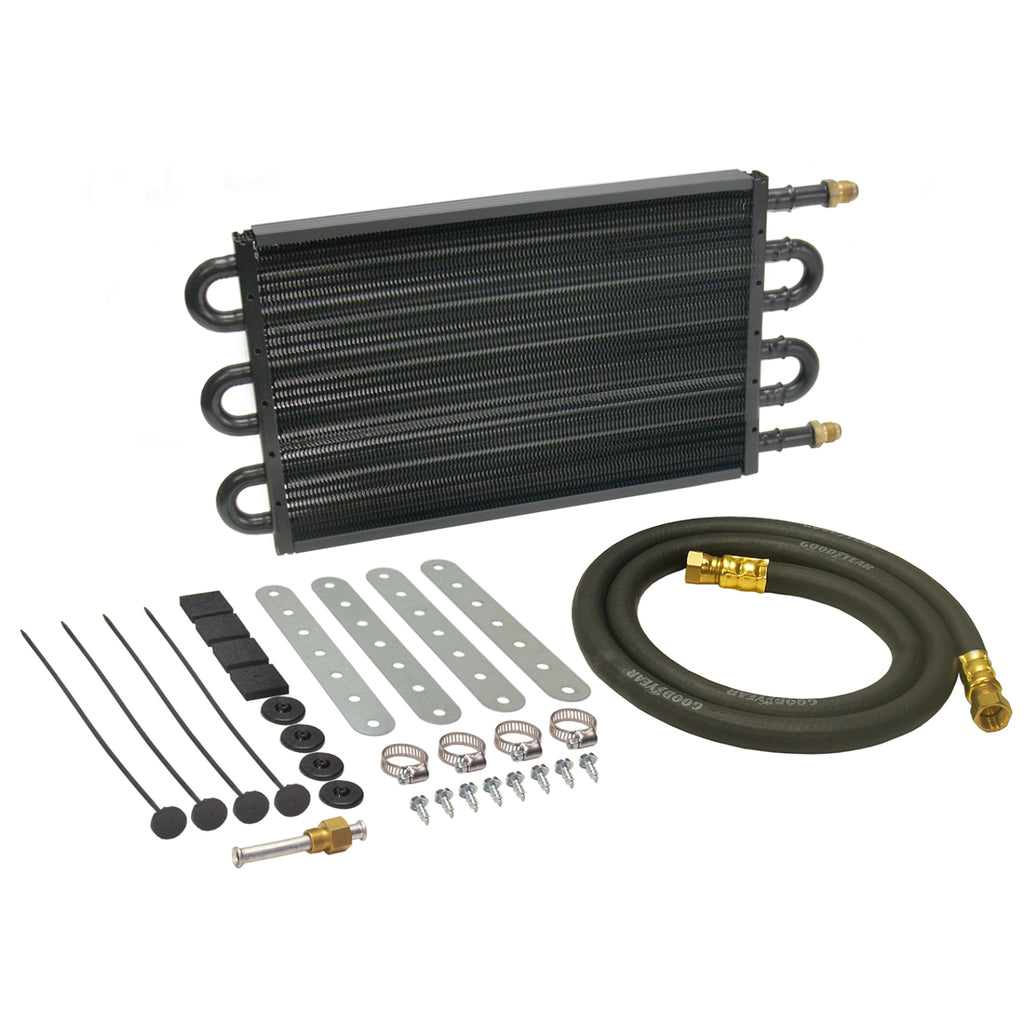 Derale 13306 6 Pass 14" Series 7000 Copper/Aluminum Tube&Fin Transmission Cooler Kit, -6AN