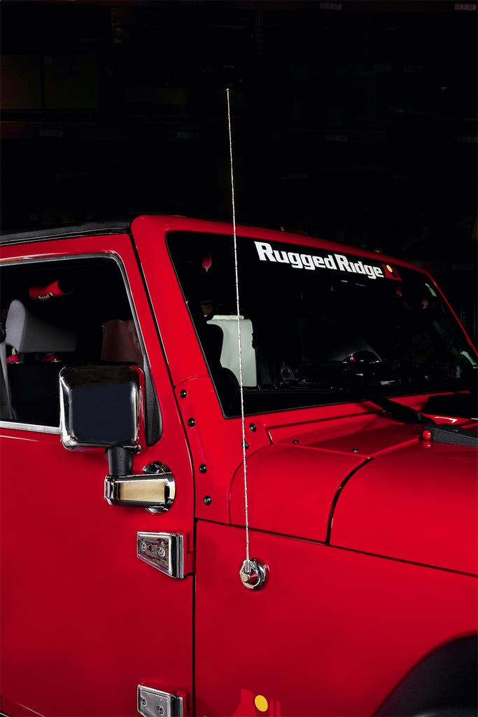 Rugged Ridge 13311.26 Antenna Base Cover for Select Jeep Wrangler, Jeep Wrangler JK