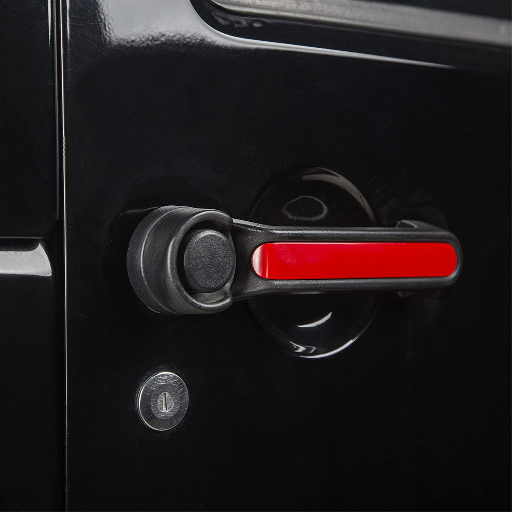 Rugged Ridge 13311.45 Door Handle Insert for Select Jeep Wrangler, Jeep Wrangler JK
