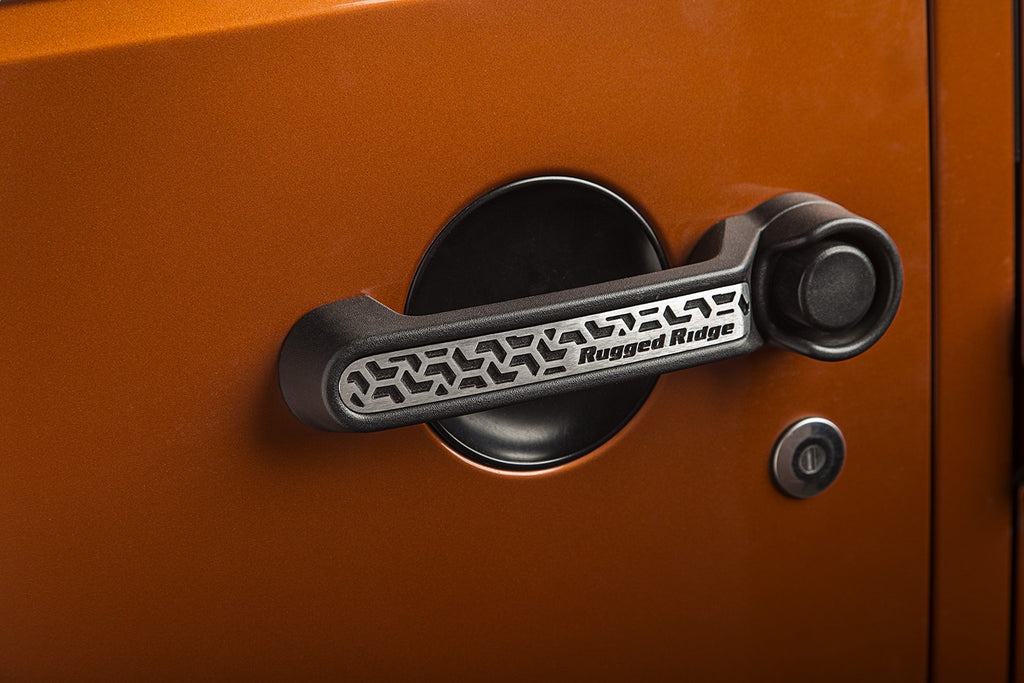 Rugged Ridge 13311.53 Door Handle Insert for Select Jeep Wrangler, Jeep Wrangler JK