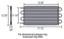 Load image into Gallery viewer, Derale 13315 10 Pass 17" Series 7000 Copper/Aluminum Transmission Cooler, -6AN