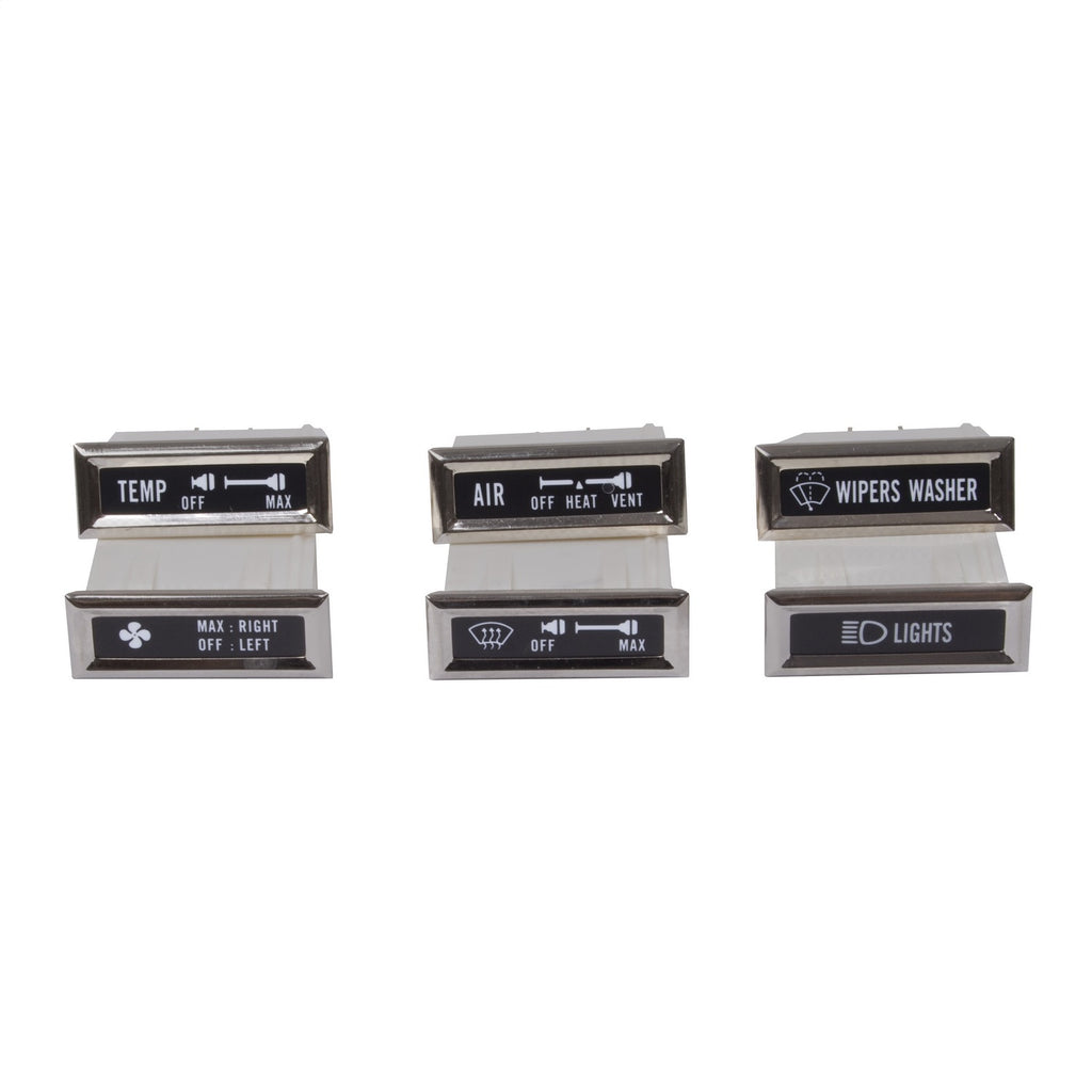 Omix 13319.01 Dash Indicator Light Kit for Select Jeep CJ7, Jeep Scrambler