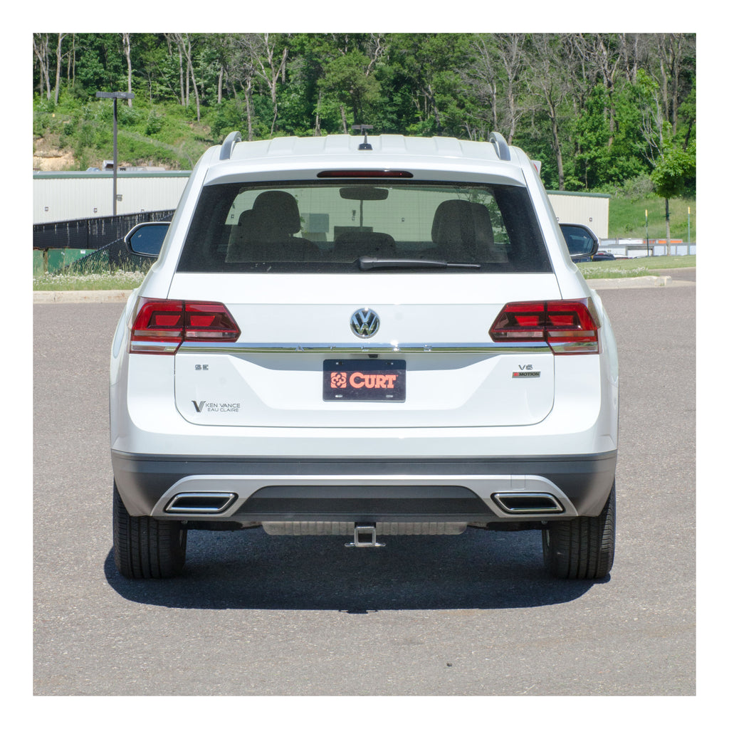 CURT 13366 Class 3 Hitch, 2" Receiver, Select Volkswagen Atlas (Excluding Cross Sport)