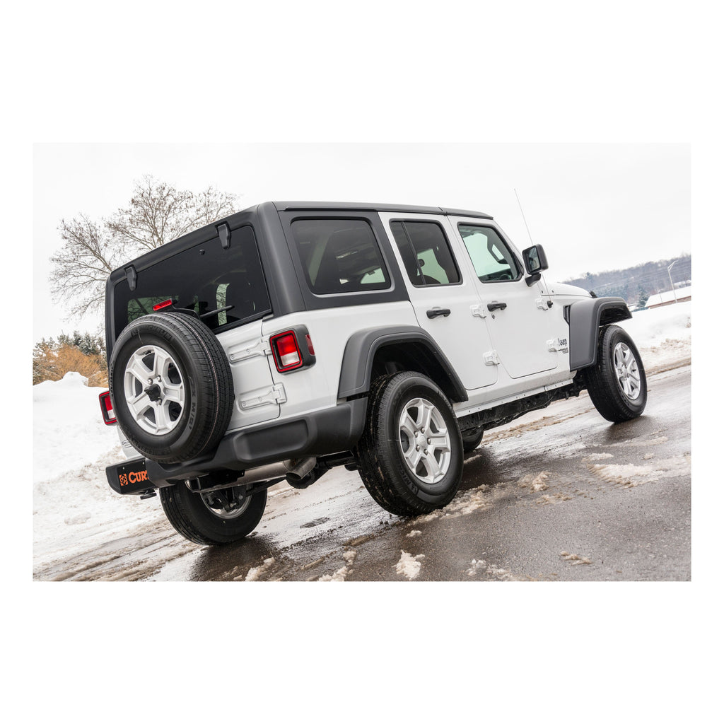CURT 13392 Class 3 Trailer Hitch, 2" Receiver, Select Jeep Wrangler JK, JL
