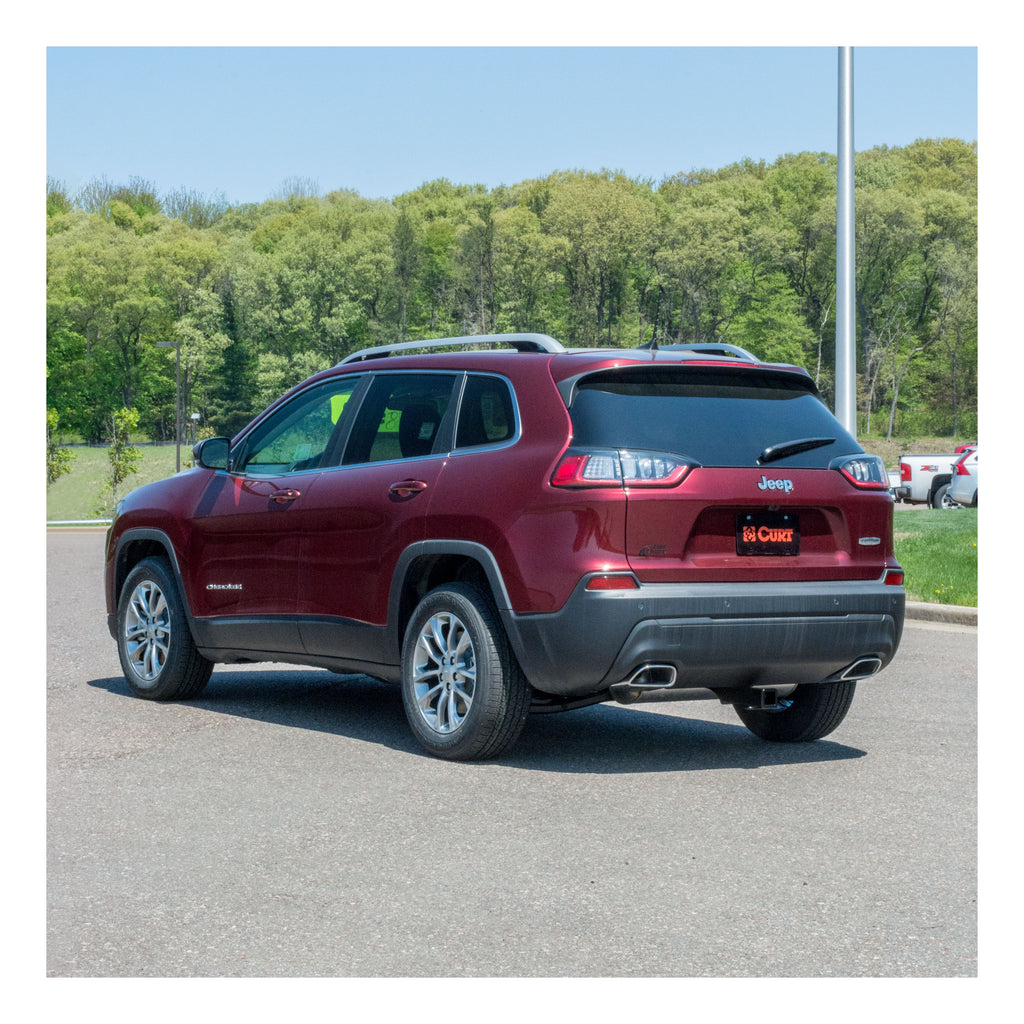 CURT 13395 Class 3 Hitch, 2" Receiver, Select Jeep Cherokee KL (Concealed Main Body)