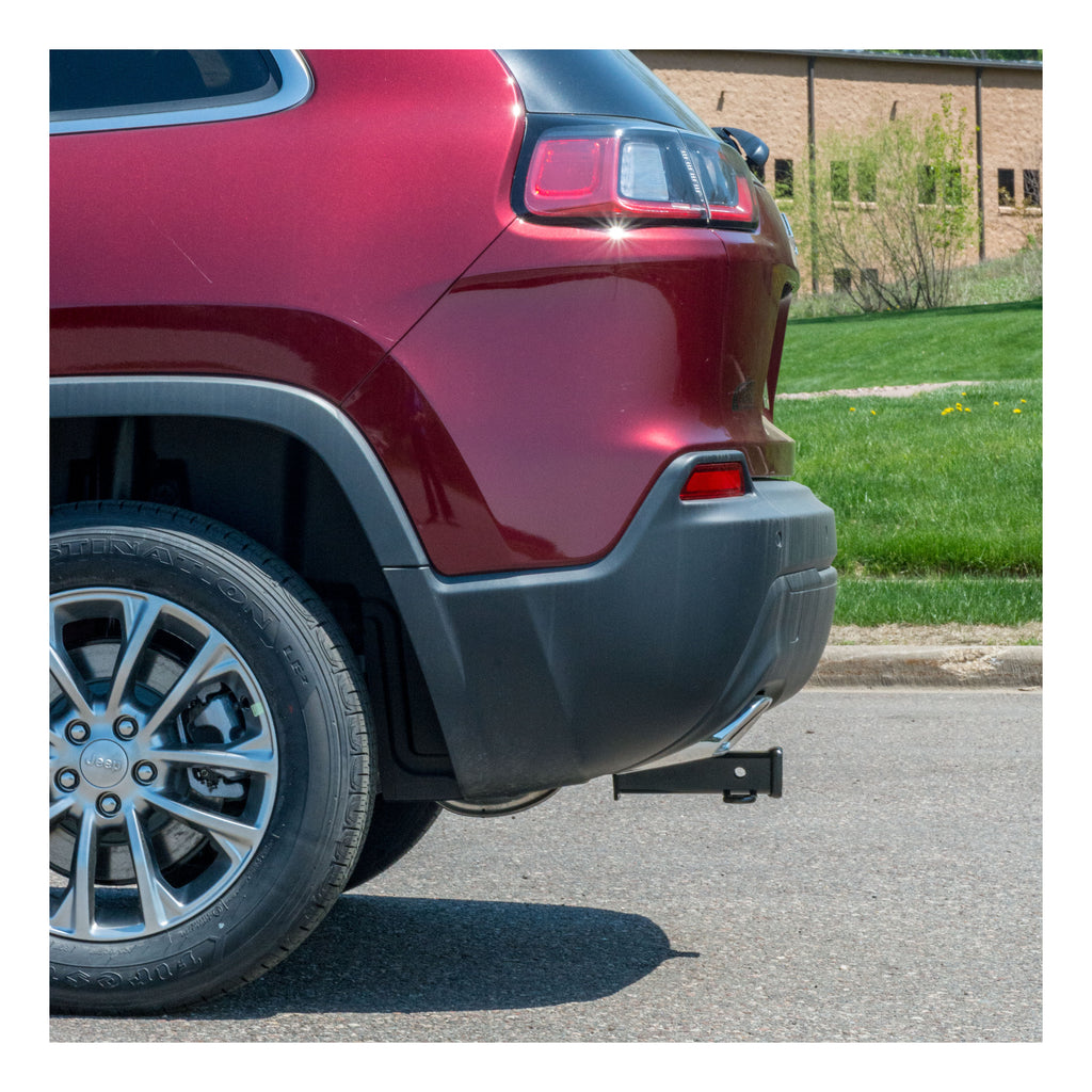 CURT 13395 Class 3 Hitch, 2" Receiver, Select Jeep Cherokee KL (Concealed Main Body)
