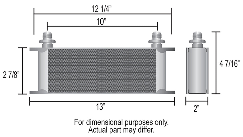 Derale 13401 10 Row Series 10000 Stack Plate Transmission Cooler Kit, -6AN for Select AC 427, AC 428, AC Shelby Cobra, Audi 100, Audi 100 Quattro, Audi 90, Audi A4, Audi A4 Quattro, Audi A6, Audi A6 Quattro, Audi A7 Quattro, Audi A8, Audi A8 Quattro,