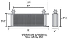 Load image into Gallery viewer, Derale 13401 10 Row Series 10000 Stack Plate Transmission Cooler Kit, -6AN for Select AC 427, AC 428, AC Shelby Cobra, Audi 100, Audi 100 Quattro, Audi 90, Audi A4, Audi A4 Quattro, Audi A6, Audi A6 Quattro, Audi A7 Quattro, Audi A8, Audi A8 Quattro,