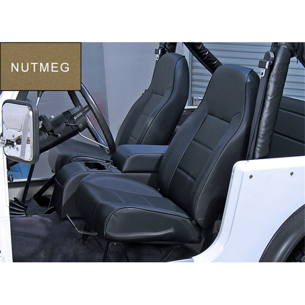 Rugged Ridge 13401.07 Standard Replacement Seat for Select Jeep CJ5, Jeep CJ7, Jeep Scrambler, Jeep TJ, Jeep Wrangler