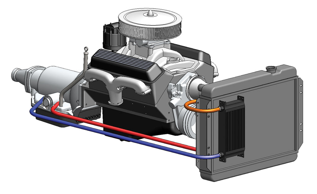 Derale 13403 19 Row Series 10000 Stack Plate Transmission Cooler Kit, -6AN for Select AM General DJ5, AM General FJ8, AM General Hummer, Dodge B100, Dodge B150, Dodge B1500, Dodge B200, Dodge B250, Dodge B2500, Dodge B300, Dodge B350, Dodge B3500, Dodge