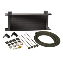 Load image into Gallery viewer, Derale 13412 16 Row Stack Plate Transmission Cooler Kit 90 Degree Swivel Fitting for Select Audi A8 Quattro, Audi S6, Audi S8, BMW 750iL, BMW 760Li, BMW 760i, BMW 850Ci, BMW 850i, BMW M760i xDrive, Bentley Arnage, Bentley Azure, Bentley Bentayga, Bentley