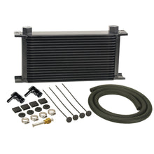 Load image into Gallery viewer, Derale 13413 16 Row Stack Plate Transmission Cooler Kit, 90 Degree Swivel Fitting for Select AM General DJ5, AM General FJ8, AM General Hummer, Dodge B100, Dodge B150, Dodge B1500, Dodge B200, Dodge B250, Dodge B2500, Dodge B300, Dodge B350, Dodge B3500,