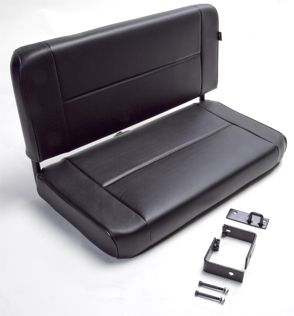 Rugged Ridge 13461.01 Standard Replacement Seat for Select Jeep CJ3, Jeep CJ5, Jeep CJ6, Jeep CJ7, Jeep Scrambler, Jeep Willys, Jeep Wrangler