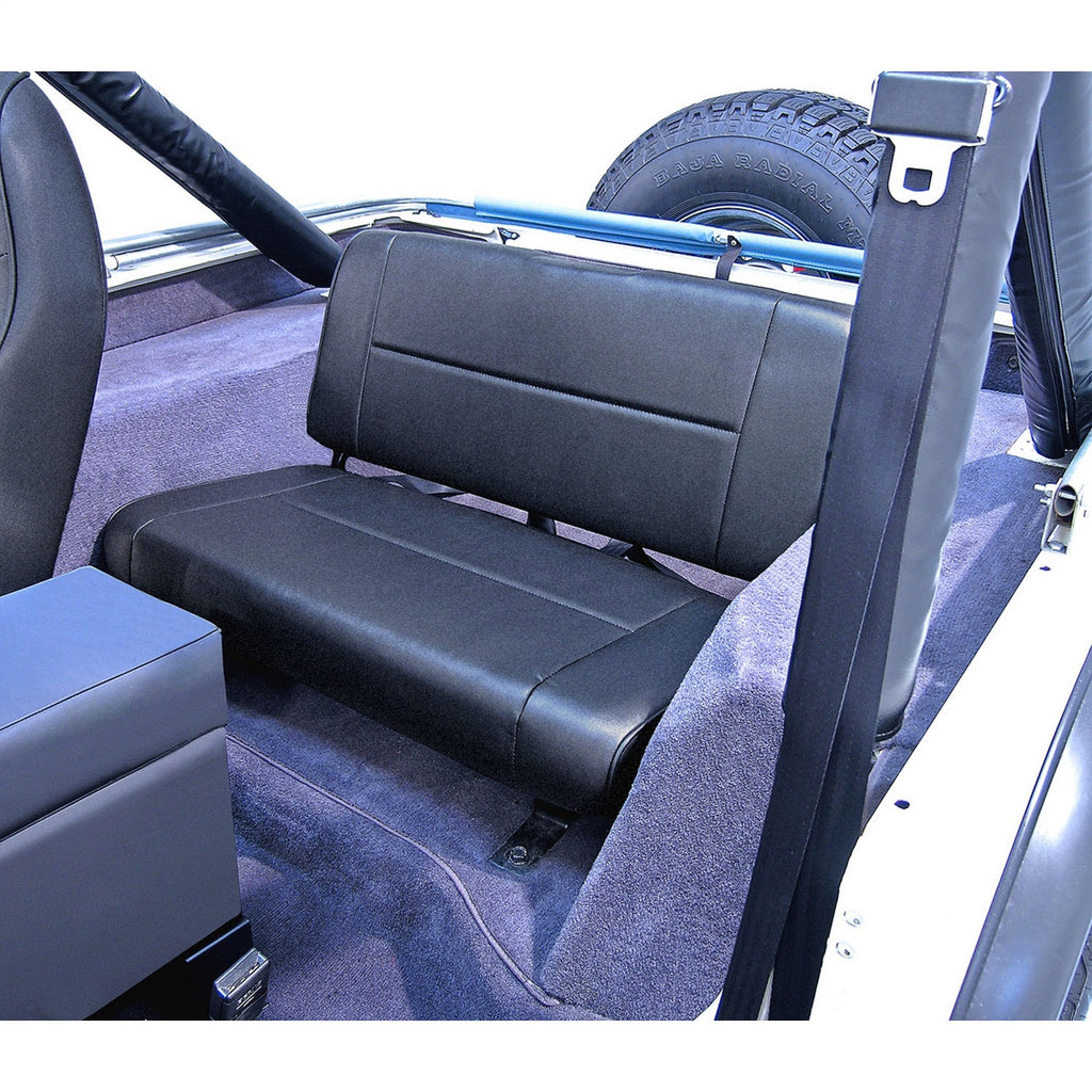 Rugged Ridge 13461.15 Standard Replacement Seat for Select Jeep CJ3, Jeep CJ5, Jeep CJ6, Jeep CJ7, Jeep Scrambler, Jeep Willys, Jeep Wrangler
