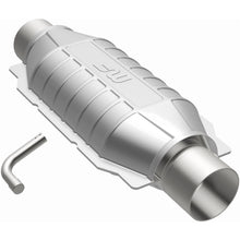 Load image into Gallery viewer, MagnaFlow Exhaust Products 94024 Standard Grade Universal Catalytic Converter for Select Chrysler Cordoba, Chrysler Fifth Avenue, Chrysler Imperial, Chrysler Laser, Chrysler LeBaron, Chrysler New Yorker, Chrysler Town &amp; Country, Dodge 600, Dodge Aries,
