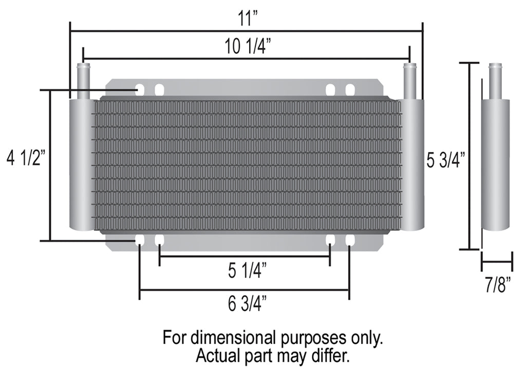 Derale 13501 9 Row Series 8000 Plate & Fin Transmission Cooler Kit, 11/32" for Select Alfa Romeo 164, Alfa Romeo Berlina, Alfa Romeo Giulia, Alfa Romeo Spider, Alfa Romeo Sport, Alfa Romeo Sprint, Alfa Romeo Stelvio, BMW 1600, BMW 1600-2, BMW 1600ti, BMW
