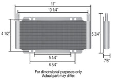 Load image into Gallery viewer, Derale 13501 9 Row Series 8000 Plate &amp; Fin Transmission Cooler Kit, 11/32" for Select Alfa Romeo 164, Alfa Romeo Berlina, Alfa Romeo Giulia, Alfa Romeo Spider, Alfa Romeo Sport, Alfa Romeo Sprint, Alfa Romeo Stelvio, BMW 1600, BMW 1600-2, BMW 1600ti, BMW