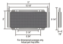 Load image into Gallery viewer, Derale 13503 19 Row Series 8000 Plate &amp; Fin Transmission Cooler Kit, 11/32" for Select DeLorean DMC 12, Ford Taurus, GMC C15, GMC C15 Suburban, GMC C15/C1500 Pickup, GMC C15/C1500 Suburban, GMC C1500, GMC C1500 Suburban, GMC C25, GMC C25 Suburban, GMC
