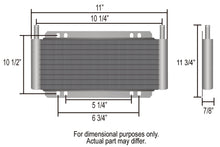 Load image into Gallery viewer, Derale 33504 24 Row Series 8000 Plate &amp; Fin Cooler, 11/32" for Select Lotus Eclat, Lotus Elite, Lotus Europa, Lotus Evora