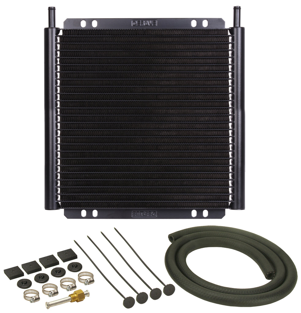 Derale 13504 24 Row Series 8000 Plate & Fin Transmission Cooler Kit, 11/32" for Select Lotus Eclat, Lotus Elite, Lotus Europa, Lotus Evora