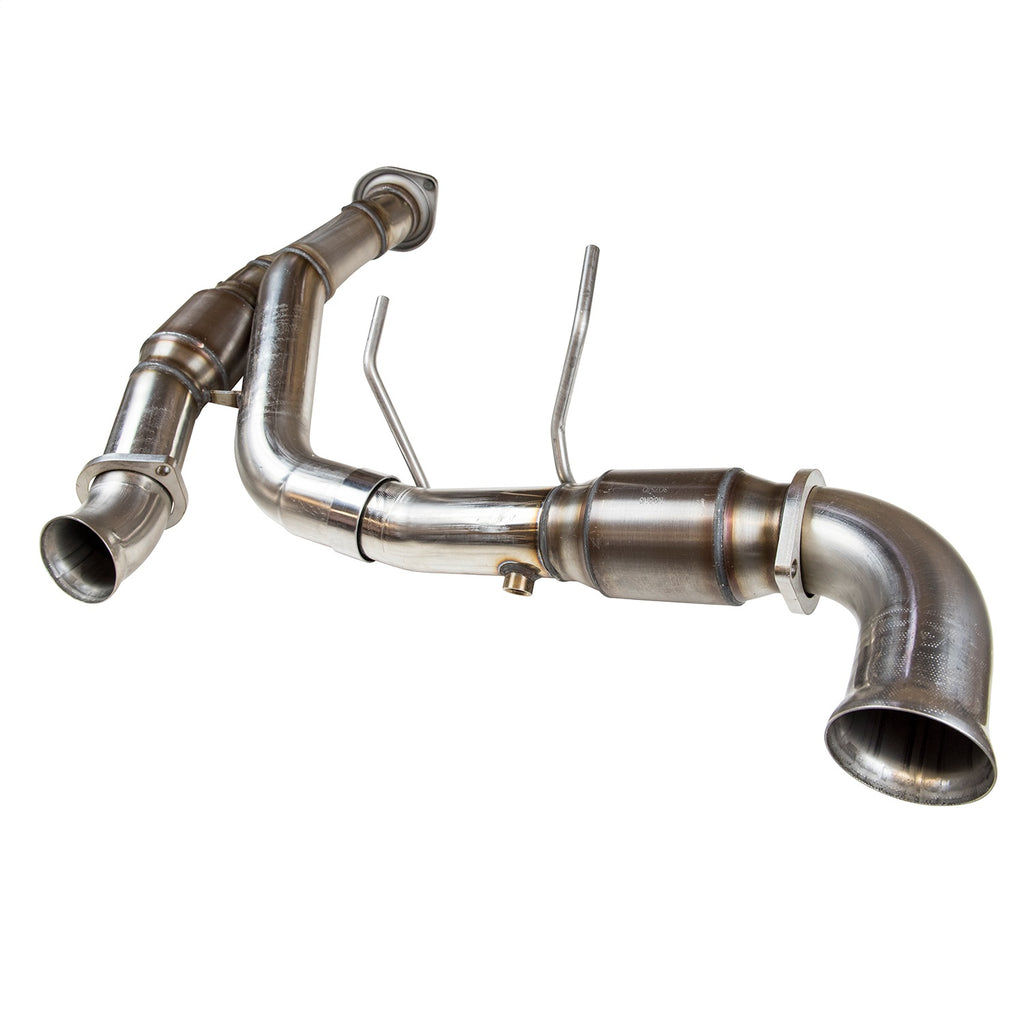 Kooks Custom Headers 13513300 3in. SS GREEN Catted Y-Pipe. 2011-2014 F150 5.0L 4V. Connects to OEM. for Select Ford F-150