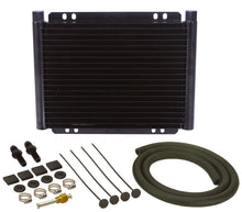 Load image into Gallery viewer, Derale 13523 19 Row Series 8000 Plate &amp; Fin Transmission Cooler Kit, 1/2"-20 Inverted Flare for Select DeLorean DMC 12, Ford Taurus, GMC C15, GMC C15 Suburban, GMC C15/C1500 Pickup, GMC C15/C1500 Suburban, GMC C1500, GMC C1500 Suburban, GMC C25, GMC C25