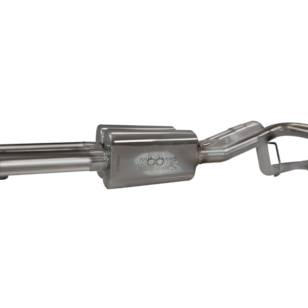 Kooks Custom Headers 13525100 SS Competition Only Rear Exit Exhaust w/SS Tips. 2011-2014 F150 Raptor 6.2L 4V. for Select Ford F-150