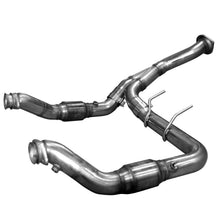 Load image into Gallery viewer, Kooks Custom Headers 13533300 3in. SS GREEN Catted Turbo Down Y-Pipe. 2011-2014 F150 EcoBoost. Connects to OEM for Select Ford F-150