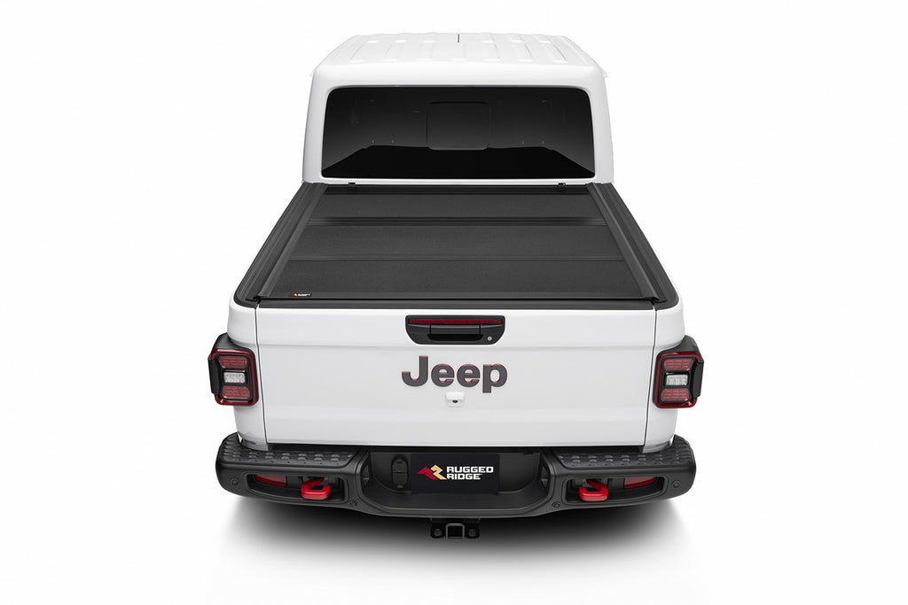 Rugged Ridge 13550.24 Armis Hard Folding w/LINE-X Bed Cover for Select Jeep Gladiator