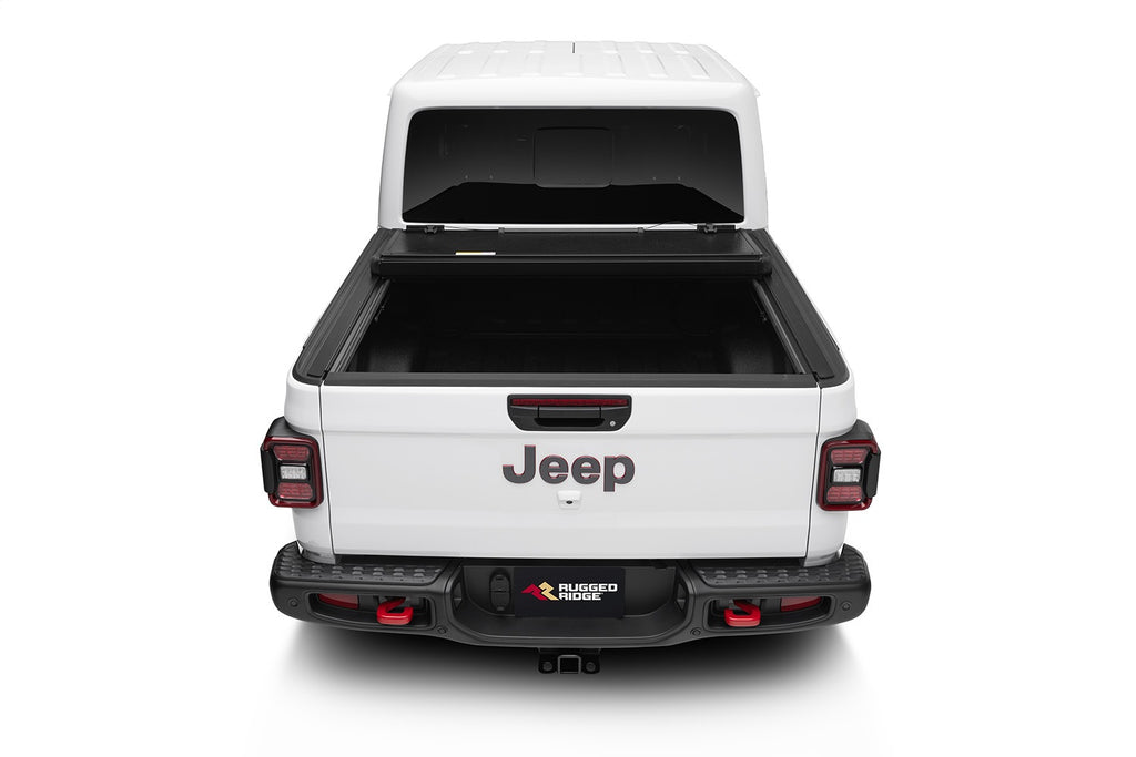 Rugged Ridge 13550.24 Armis Hard Folding w/LINE-X Bed Cover for Select Jeep Gladiator