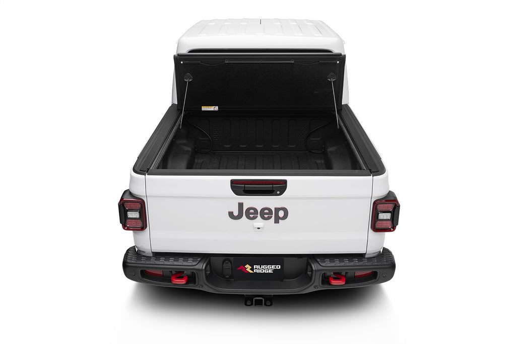 Rugged Ridge 13550.24 Armis Hard Folding w/LINE-X Bed Cover for Select Jeep Gladiator