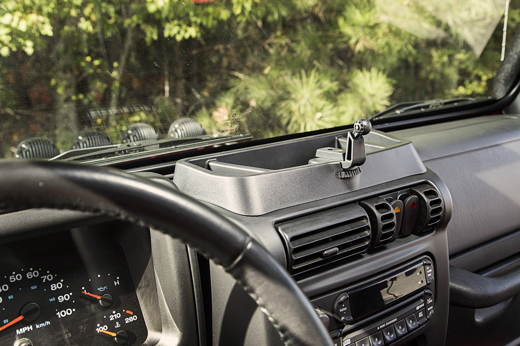 Rugged Ridge 13551.18 Dash Multi-Mount for Select Jeep TJ, Jeep Wrangler
