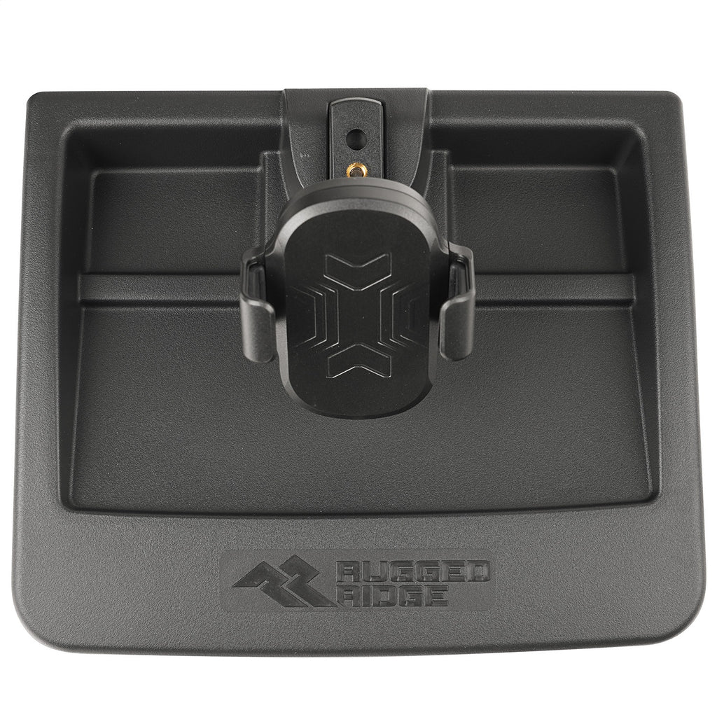 Rugged Ridge 13551.33 Dash Multi-Mount Charging Phone Kit for Select Jeep Wrangler