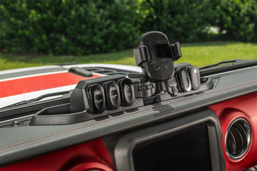 Rugged Ridge 13551.39 Dash Mount Pod for Select Jeep Gladiator, Jeep Wrangler